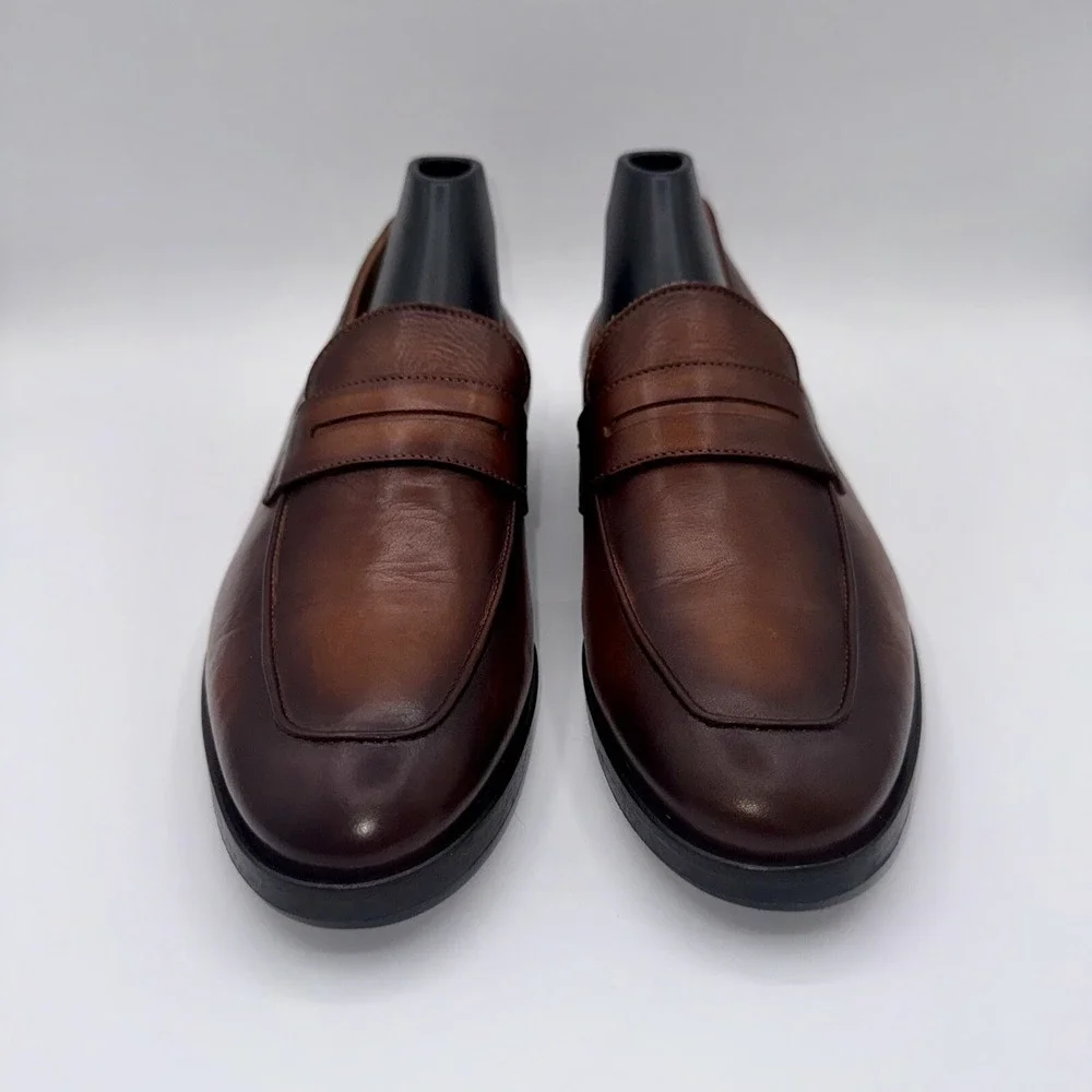To‎ Boot New York Wakefield Penny Loafer Men's Size 7 Brown Cucio Leather